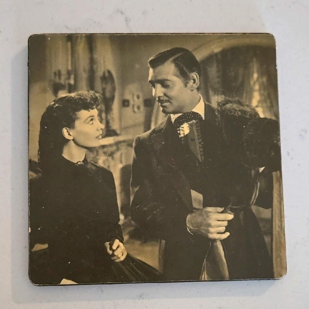 Vintage Movie Scene Coaster GONE WITH THE WIND coaster